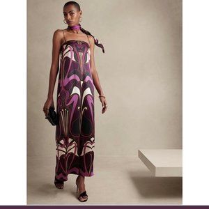 Banana Republic Silk Maxi Dress Stunner!